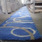 Високоворсна килимова доріжка Shaggy Gold 8018 blue - Висока якість за найкращою ціною в Україні зображення 2.